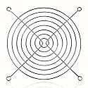 ARCTIC Fan Grill 140 mm - CPU Case Fan Grill, Made Out of Nickel Plated Steel, Air Flow Transparent, Prevents Cable Damage