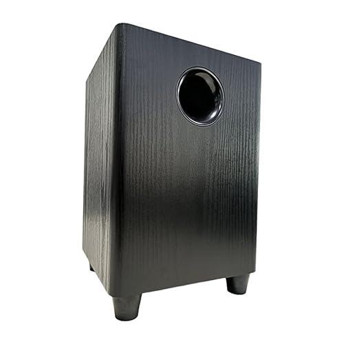 6.5 Inch Passive Subwoofer, 100W Power Heavy Bass Powerful Sound Synthetic Fiber Wood Material, Passive Speaker for Home Theater Party Plug and Play