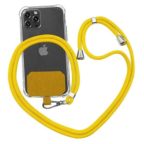 Universal Crossbody Nylon Patch Phone Lanyards Mobile Phone Strap Lanyard,Cell Phone Lanyard with Adjustable Nylon Neck Strap,with Adjustable Nylon