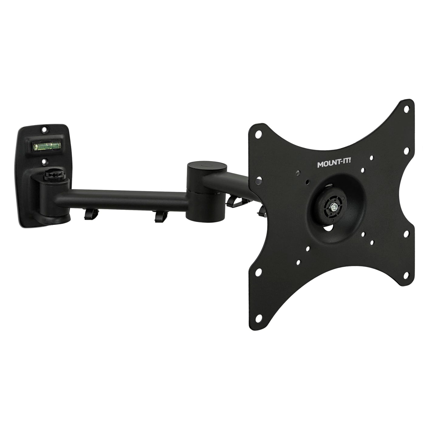 Mount-It! Full Motion TV Wall Mount Bracket for 13-42” Screens - 18" Articulating Arm, Quick Release Plate, Tilt Swivel Rotate, Anti-Theft Lock