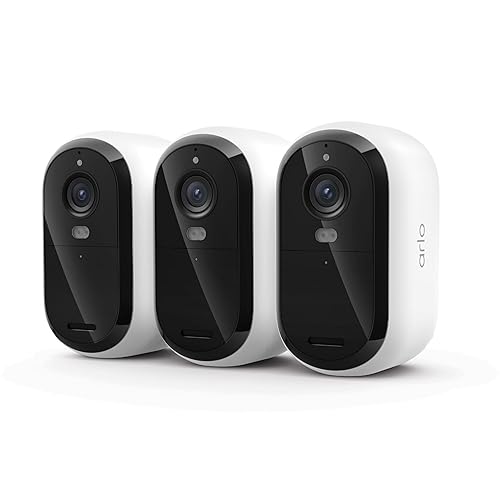 Arlo Essential Security Camera Wireless Outdoor 2K (3rd Gen, 2025 Release) - Battery Power, Person Recognition, Package Detection, Animated Preview