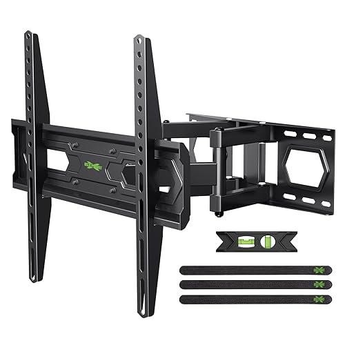 USX MOUNT TV Wall Mount for 32-74 inch Flat Screen/LED/4K up to 110lbs, Full Motion TV Mount Bracket with Swivel & Tilt Articulating Dual Arms, Max