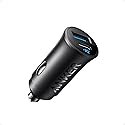 Anker USB-C Car Charger, 30W 2-Port Type-C Car Adapter, iPhone Car Charger with Power IQ 3.0, for iPhone 17/16/15/14/13 Series, Samsung Galaxy