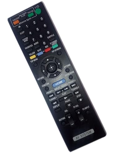 Replaced Remote Control Compatible for Sony BDV-E770W BDVE570 HBDT57 HBD-E770W HBDF7 Blu-Ray/Home Theater Audio/Video AV System