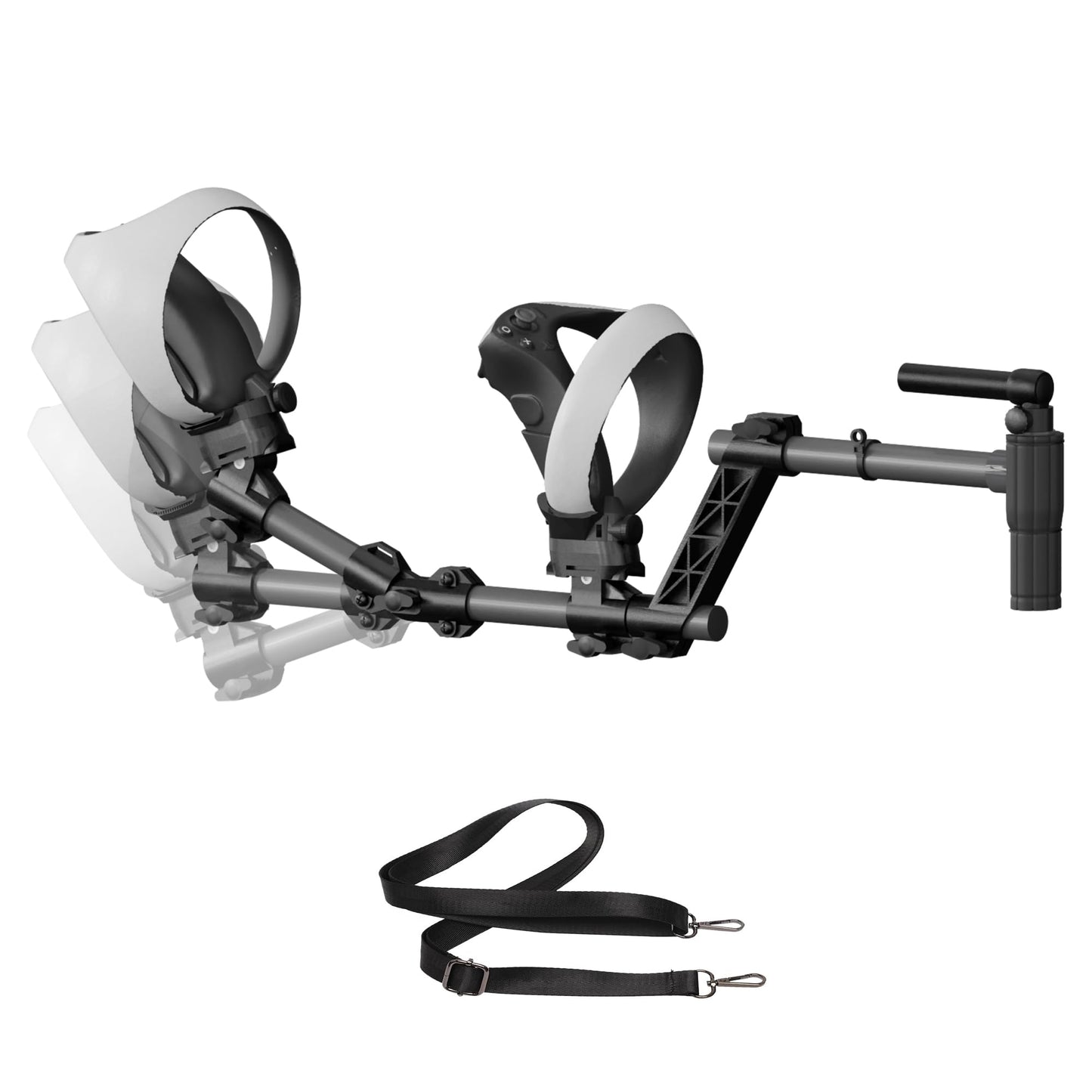 Hounyoln VR Gunstock for PlayStationVR2, for PSVR2 Controller Grips for Enhance Stability and Control Magnetic Controller VR Game Simplified Version