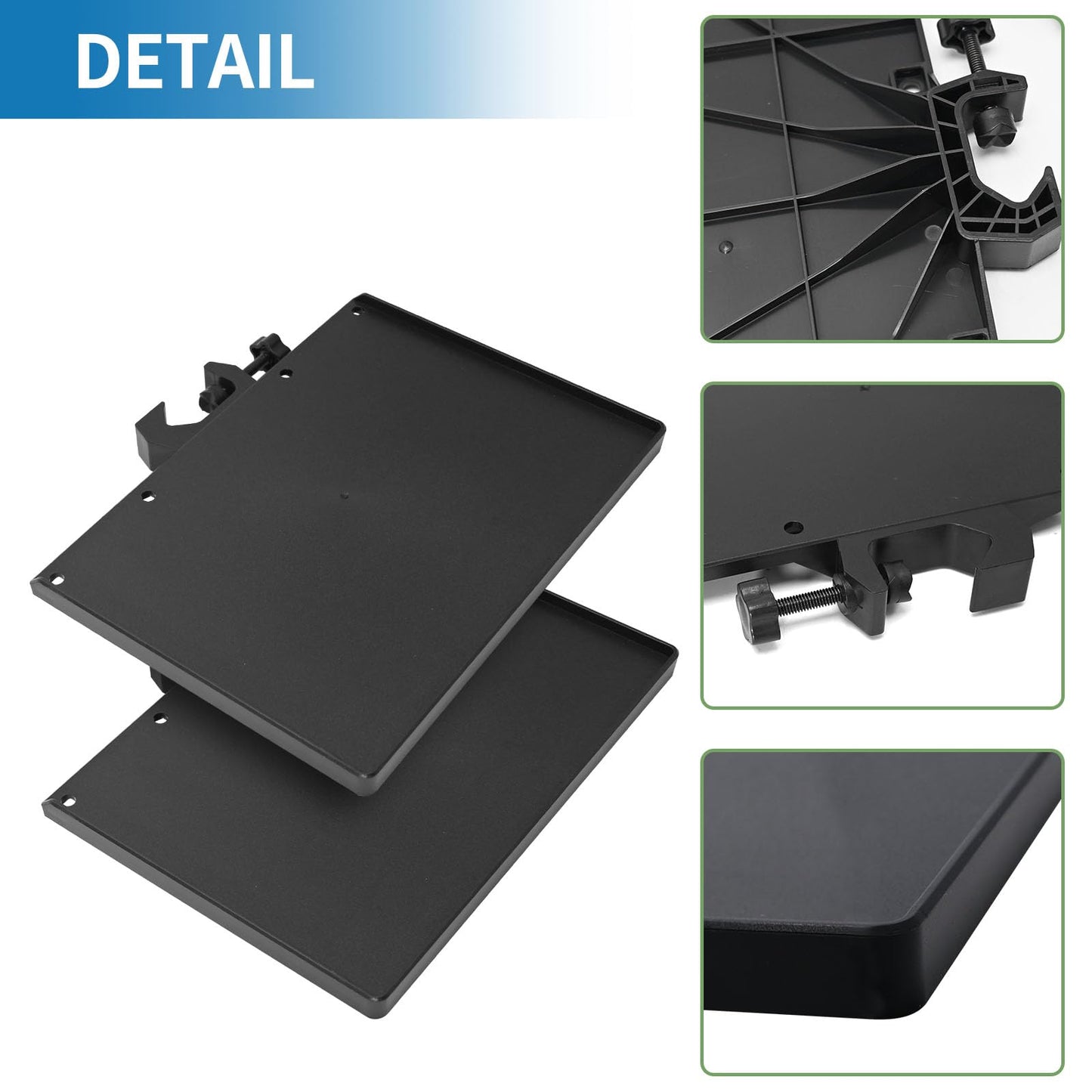 Saihisday Multi-Functional Phone Holder Microphone Stand Plastic Tray Live Broadcast Microphone Mic Rack Stand for Stage Live Streaming Concert
