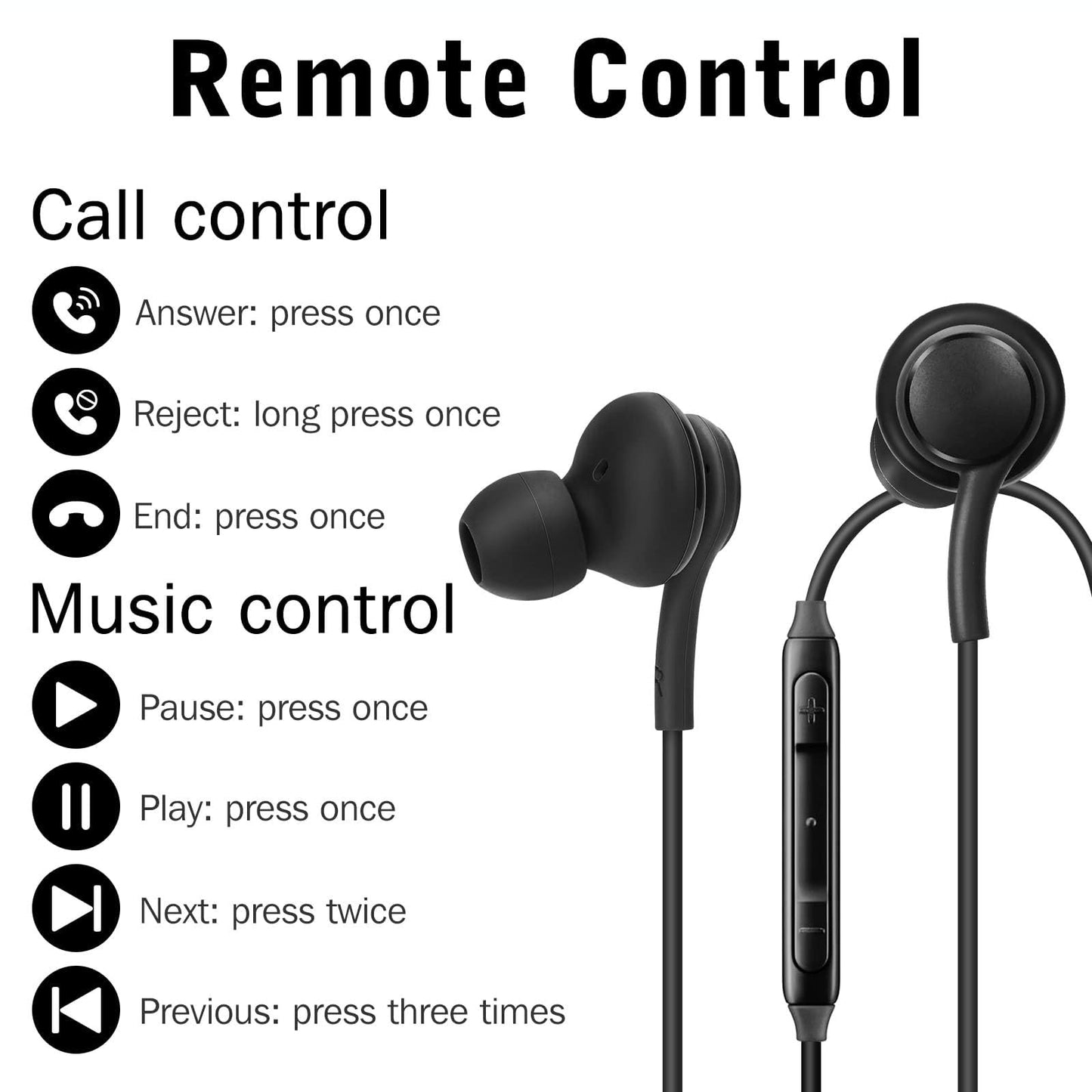 UrbanX 2021 Stereo Headphones for Samsung Galaxy S21 Ultra 5G, Galaxy S20 FE, Galaxy S20, Note 20 Ultra, Galaxy A33 5G, A53 5G, M52, M53, A73 5G…