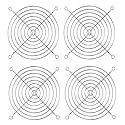 GDQLCNXB Metal Fan Grill 120mm PC Computer Fan Grill Mounting Finger Guard Protection Cover,Pack of 4