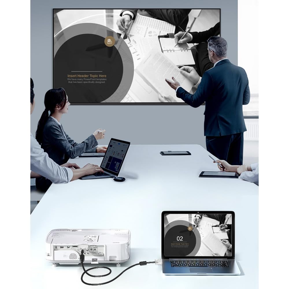 VIVOCH 1.4M DVI Cable, Host Graphics Card Connected to Monitor Universal Cable 18+1 High-Definition Cable