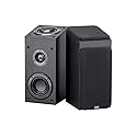 Monoprice Premium Immersive Satellite Speakers - Pair, 3 Inch Woofer, 3/4Inch Aluminum Dome, 100 Watt Input Power, Black