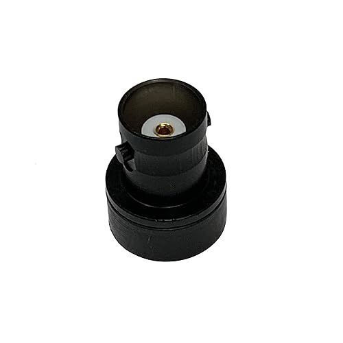Diamond Antenna BNCJ?SMAP Low Profile Black SMA?to?BNC Adapter 50 ? SMA Male to BNC Female RF Connector Adapter for HT Radios and Antennas