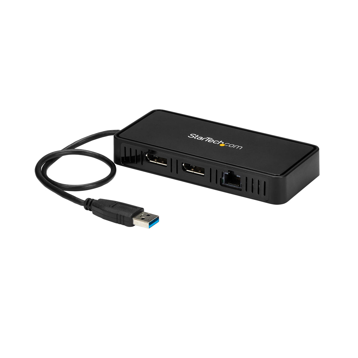 StarTech USB-A DisplayLink Dual 4K 60Hz DP Mini Dock, GbE, TAA (USBA2DPGB)