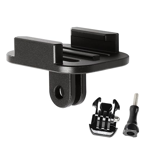 PellKing Quick Release Base Tripod Adapter Mount Compatible with for GoPro Hero 13 12 11 10 9 8 7 6 5 4 Session Max, Insta360 One R, DJI Osmo Action 5