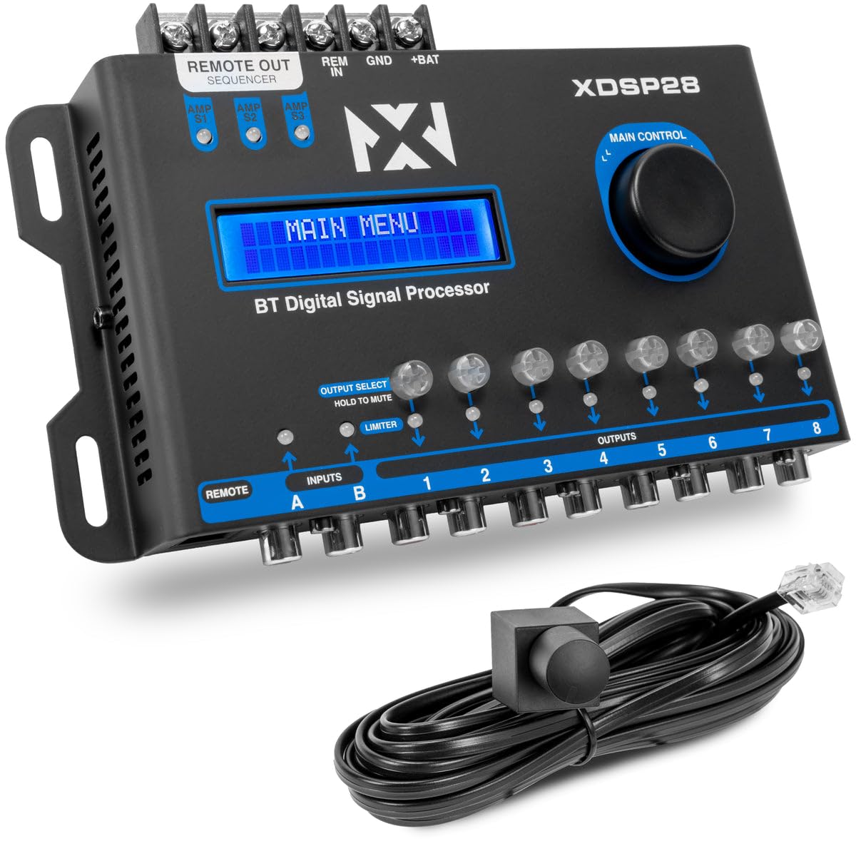 NVX 8-Channel X-Series 15 Band Parametric EQ Digital Signal Processor (DSP)