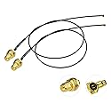 BINGFU Bulkhead Mount WiFi Antenna Cable 20cm 8 inch 2-Pack for Intel AX200NGW 8265AC 8265NGW 7265AC 9560AC M.2 NGFF Interface Wireless Network Card