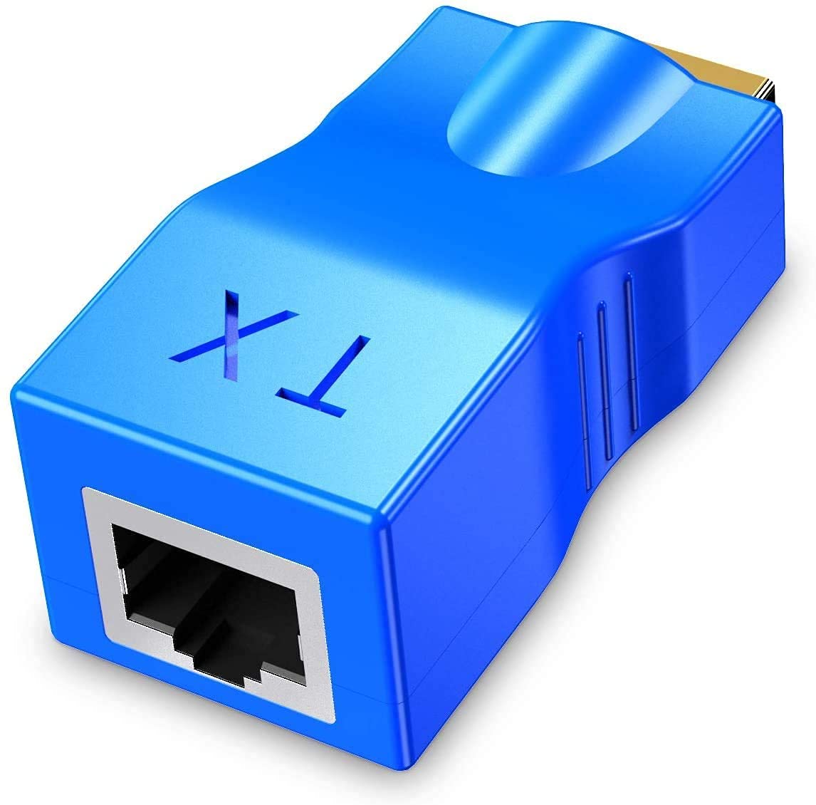 Eanetf HDMI to RJ45 Extender, HDMI to RJ45 Ethernet Network Converter Over by Cat5-e/6 Cable Splitter 1080p up to 30m/98ft Repeater for HDTV HDPC PS4