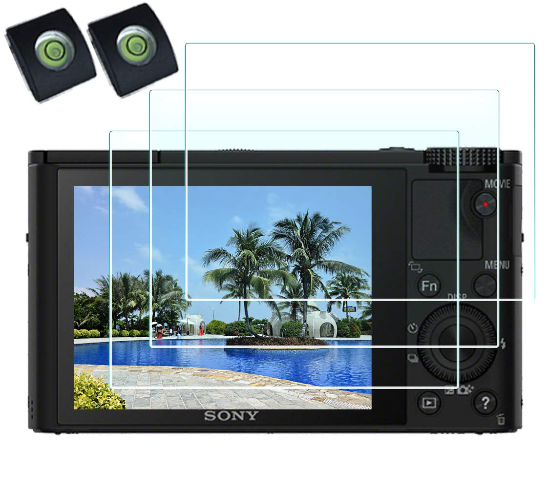 HUIPUXIANG RX100 VII Screen Protector for Sony RX100M7 RX100VII RX100VI RX100V RX100IV RX100III RX100II RX100 Digital Camera,0.3mm 9H Hardness