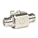 Riotaxy Lightning arrestor N Female to Female 50 Ohm Lightning Surge Protector with 90 V Gas Tube DC-3GHz