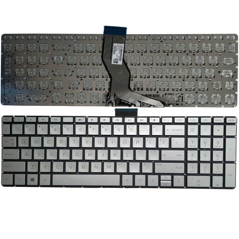 wangpeng® New Silver US Laptop Keyboard for HP 15-ef1020nr 15-ef0021nr 15-ef1023dx 15-ef1013dx Backlit Keyboard