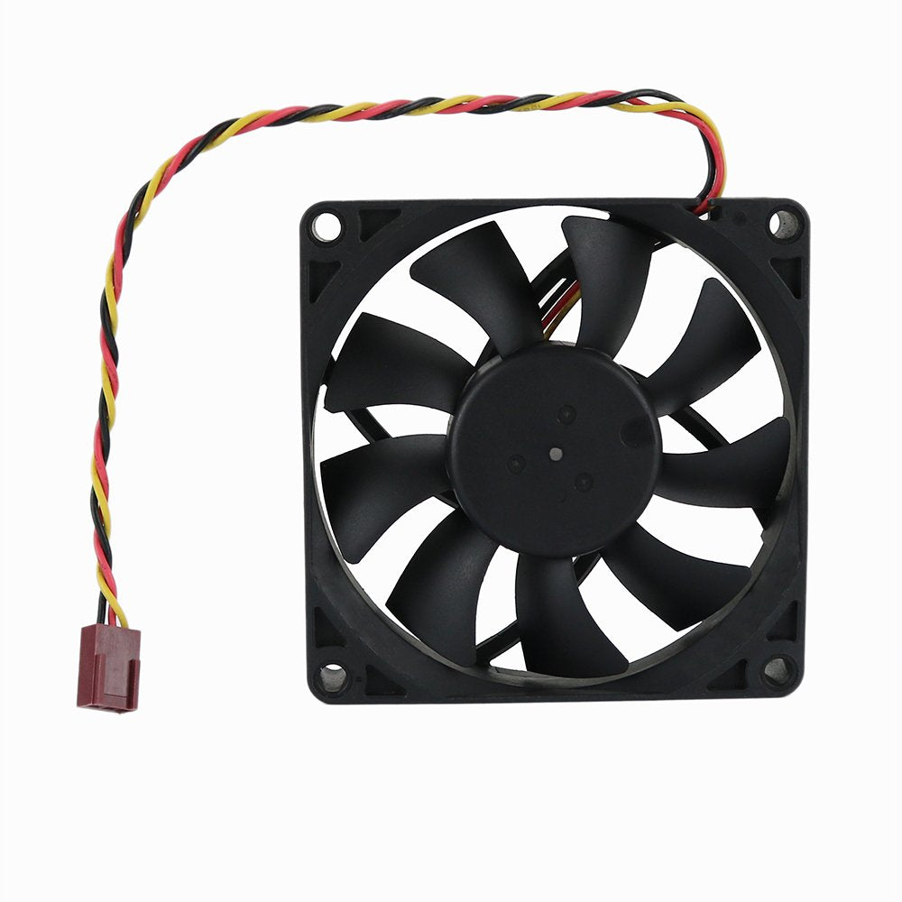 TwinkleBay 80x15mm Cooling Fan, Replace AFB0812SHB DC Brushless Cooling Fan, 80mm by 80mm by 15mm with TX3 Connector (DC12V 0.4A)