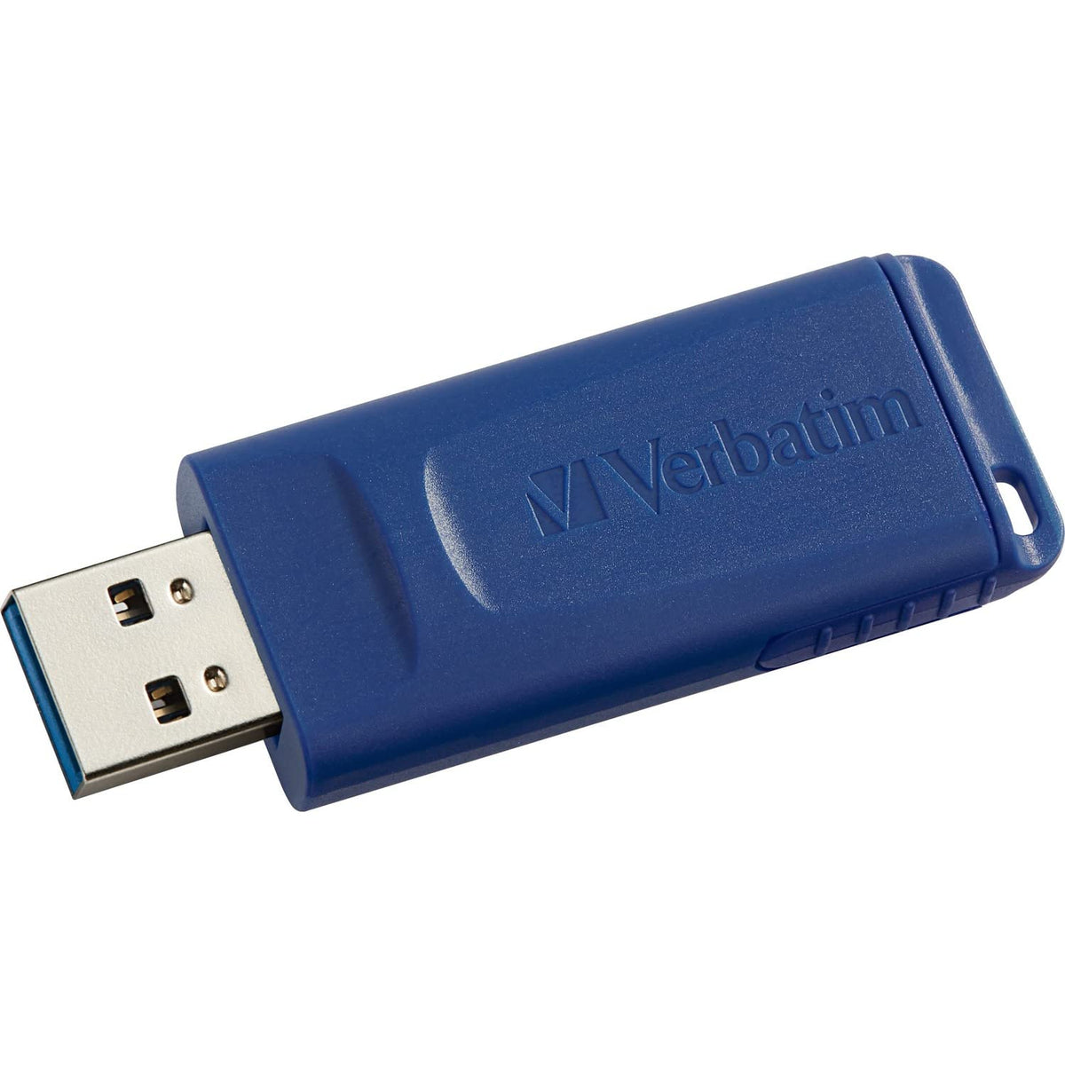 Verbatim 8GB USB 2.0 Flash Drive - Cap-Less & Universally Compatible - Blue