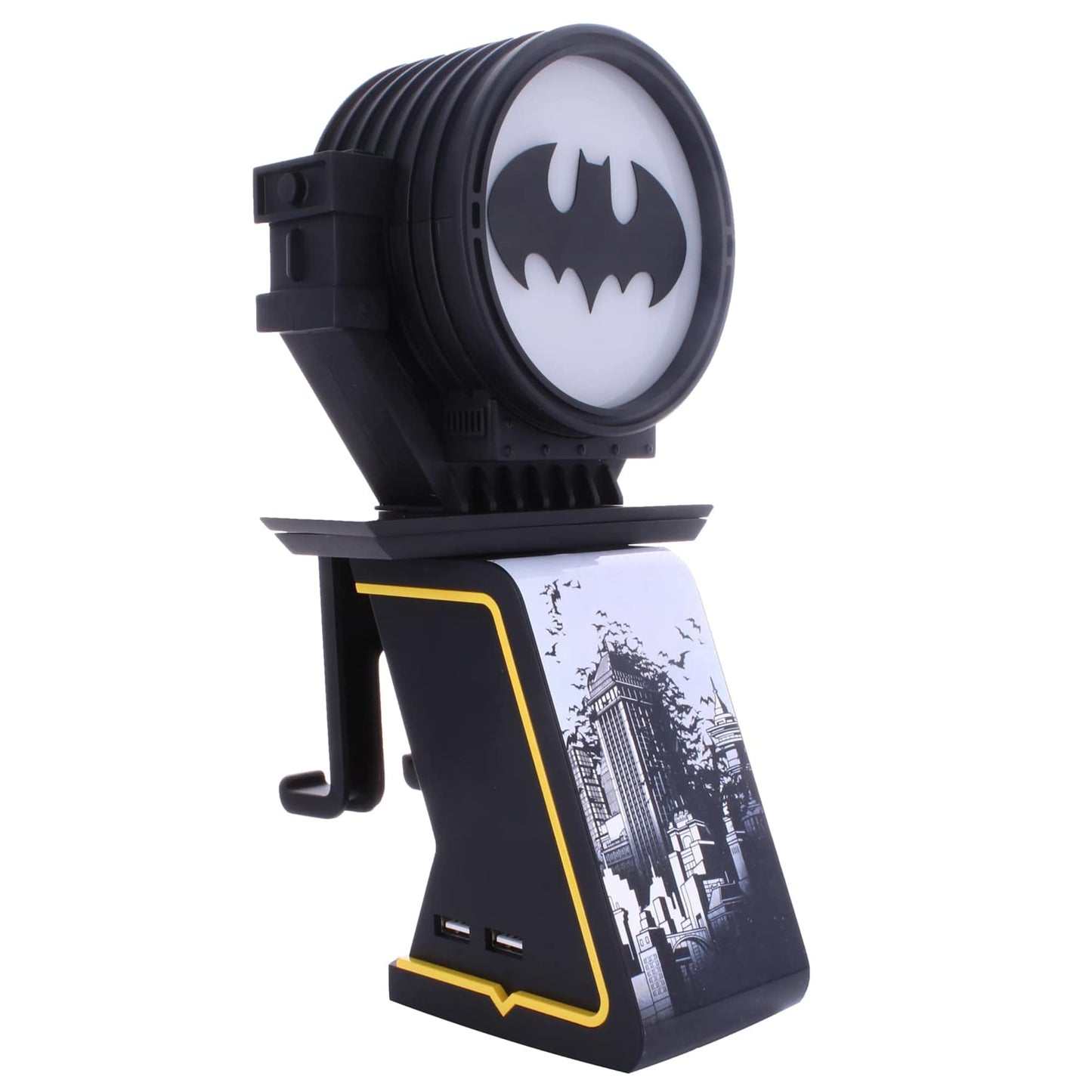 Exquisite Gaming LED Ikons: DC Comics Batman Bat Signal-Charging Phone & Controller Holder - Light Up Gaming Controller/ Mobile Phone/ Device Charging