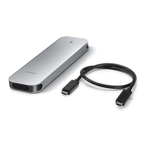 Mediasonic Aluminum M.2 PCIe NVME SSD Enclosure to USB 3.2 Gen 2 10Gbps USB Type C | M-Key/B+M Key | Support UASP Trim | 2230/2242/2260/2280 (Support
