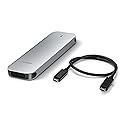 Mediasonic Aluminum M.2 PCIe NVME SSD Enclosure to USB 3.2 Gen 2 10Gbps USB Type C | M-Key/B+M Key | Support UASP Trim | 2230/2242/2260/2280 (Support