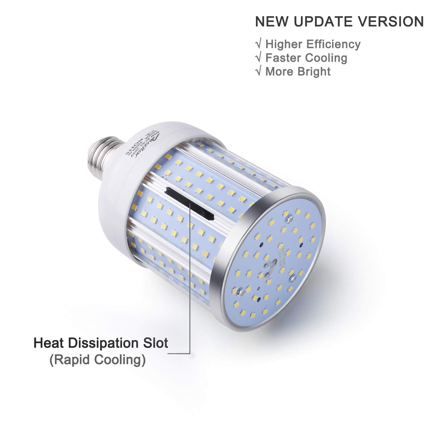 Auzilar 40W LED Corn Light Bulb Corn Lamp (280W Equivalent 6500K) Cool Daylight White Corn LED Bulb E26/E27 Medium Base for Indoor Garage Factory