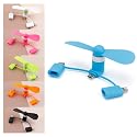 MIMIRACLE Mini Cellphone Fan 3-in-1 Portable Mobile Phone Fan Compatible with iPhone, Compatible with Android Smartphone, Cell Phone Summer