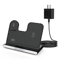 3 in 1 Wireless Charger Fast Charging Stand for Samsung, 15W Foldable Phone Charger Stand Android Charging Station for Samsung Galaxy S25/S24/S23