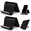 SINSETU 2 Pack Adjustable Foldable Silicone Phone Stand, Universal Bendable Cell Phone Tablet Holder, Portable Anti-Slip Desk Bed Phone Mount