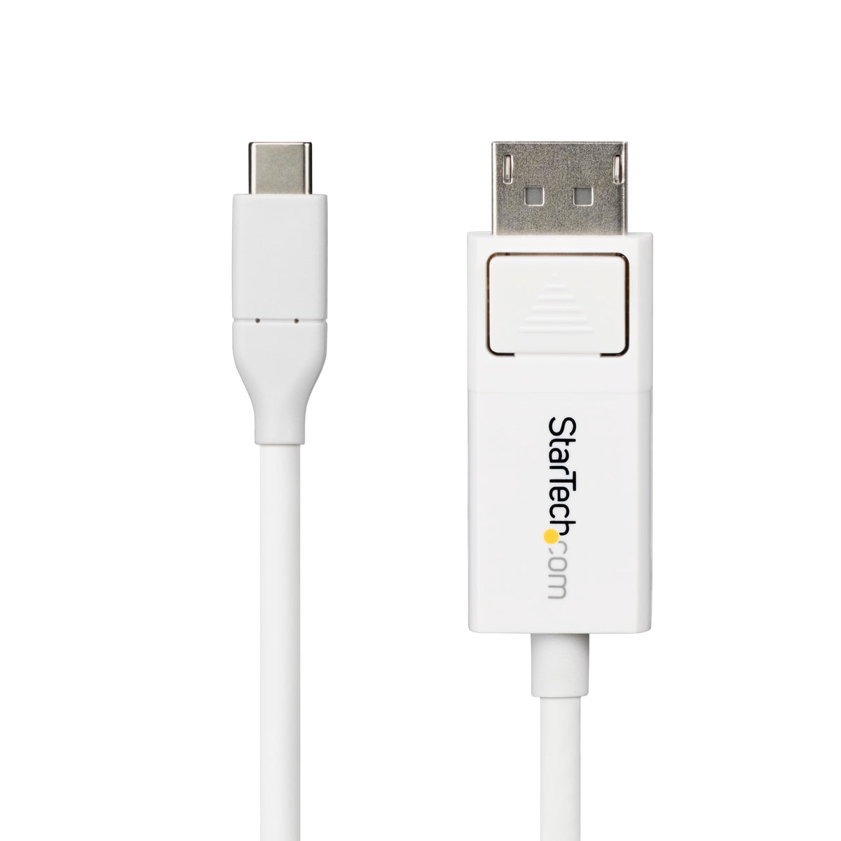 StarTech 6ft USB-C to DisplayPort 1.2 Cable, 4K 60Hz, Bidirectional, White