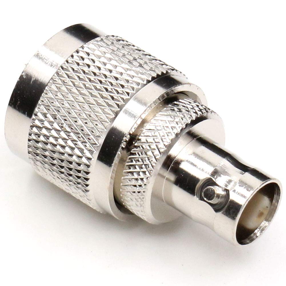 ANHAN UHF Male to BNC Female Connectors Pl259 to BNC Coax Adapters 2packs