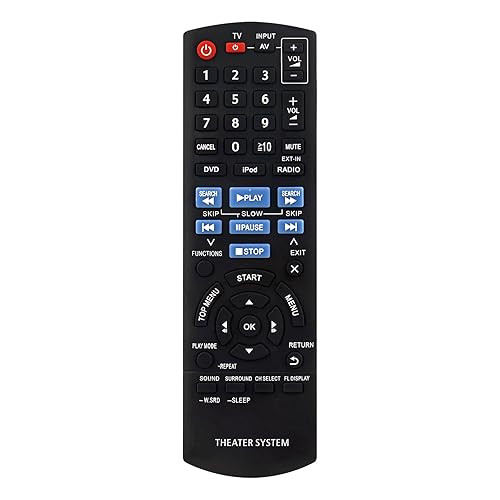 New N2QAYB000702 Replace Remote fit for Panasonic SC-XH170 SA-XH170 SCXH170 SAXH170 DVD Home Theater System