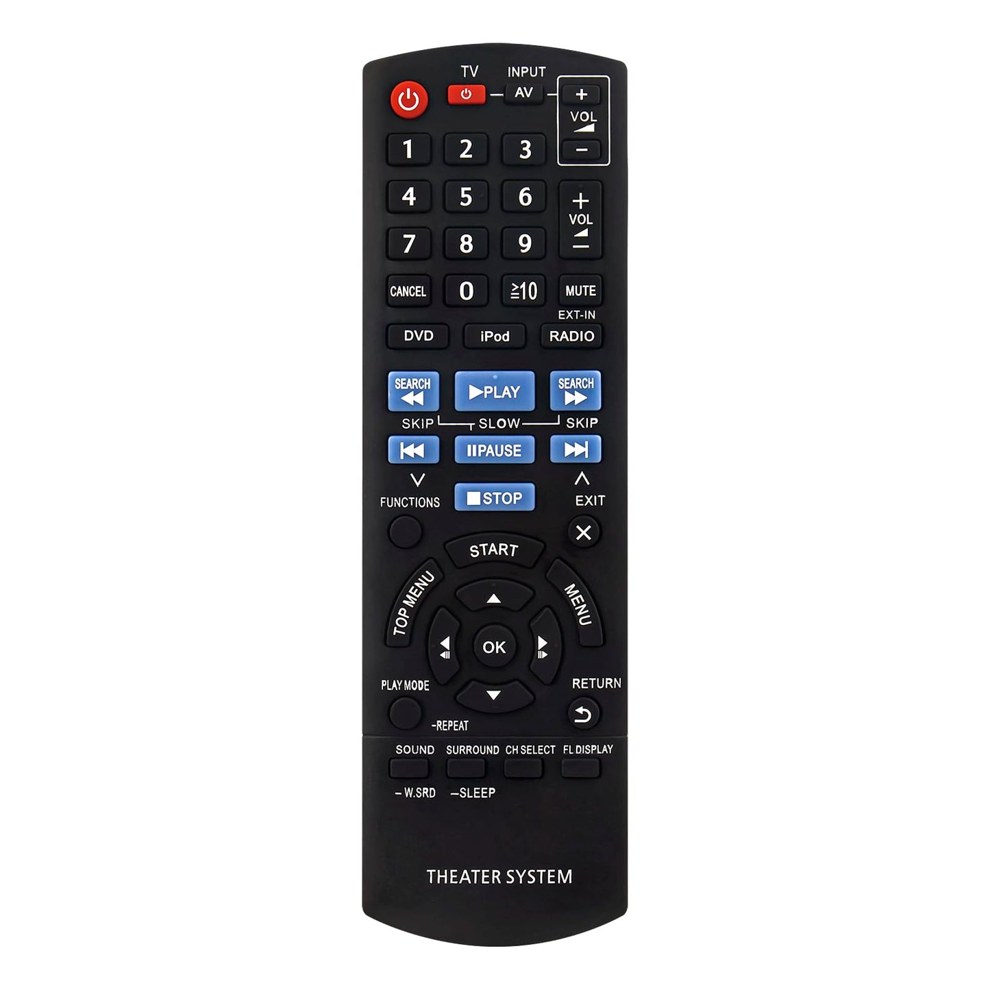 New N2QAYB000702 Replace Remote fit for Panasonic SC-XH170 SA-XH170 SCXH170 SAXH170 DVD Home Theater System