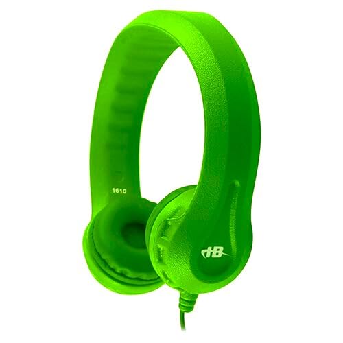 HamiltonBuhl Flex‑Phones Kids Foam Headphones - Durable EVA Foam, Volume‑Limited 85 dB, Chew‑Resistant Dura‑Cord, Safe BPA‑Free Design for Classroom…