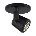 Nuvo Lighting 62/1107 12W LED Adjustable Taper-Back Monopoint Ceiling and Wall Spotlight, Black