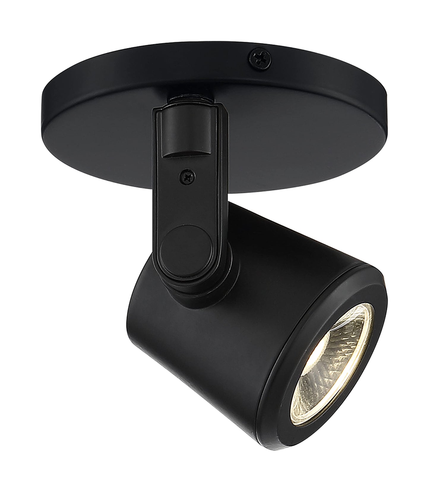 Nuvo Lighting 62/1107 12W LED Adjustable Taper-Back Monopoint Ceiling and Wall Spotlight, Black