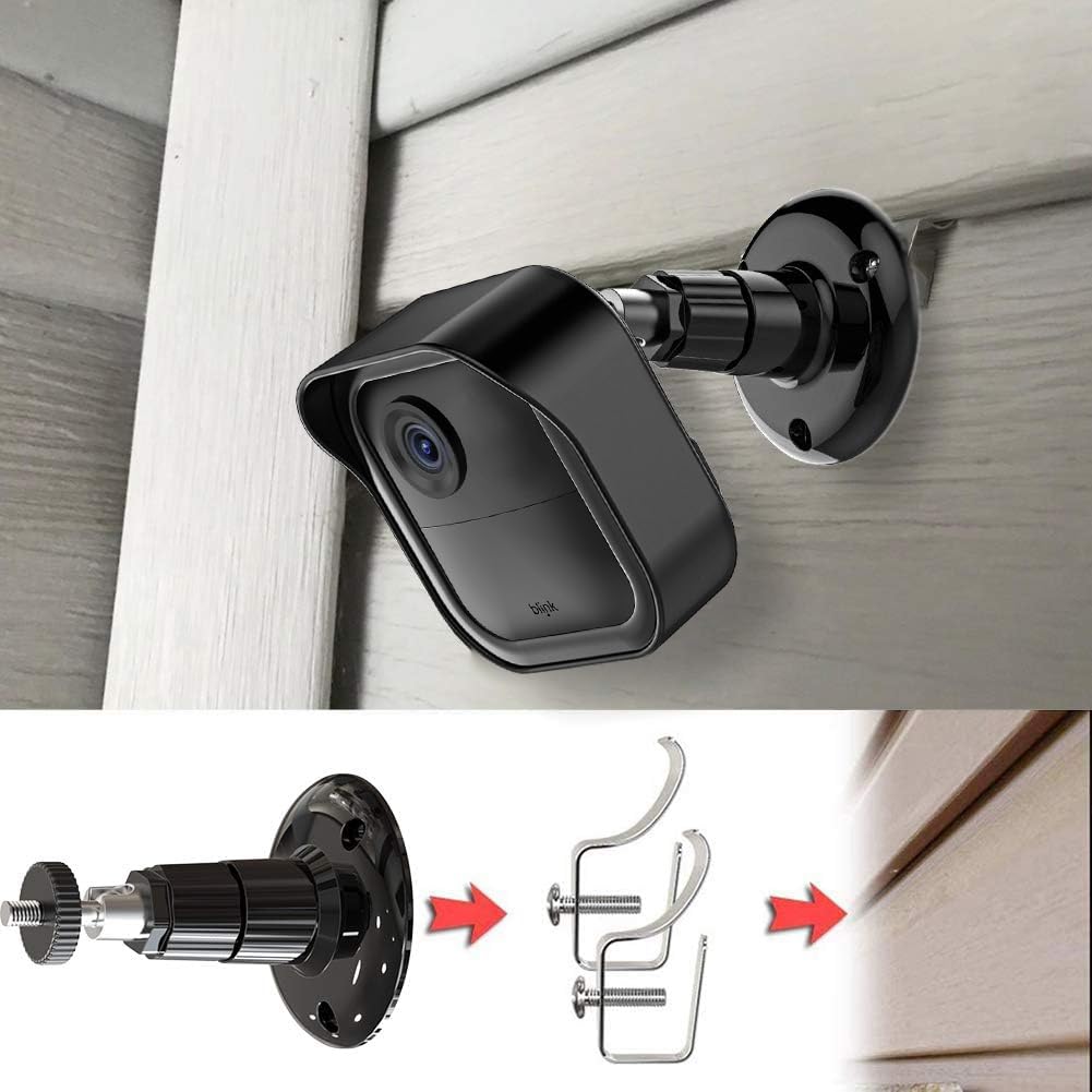 Blink Outdoor Vinyl Siding Mount with Waterproof Case, No-Hole Needed Mounting Bracket and Full Weather Proof Cover for All-New Blink Outdoor 4/3rd