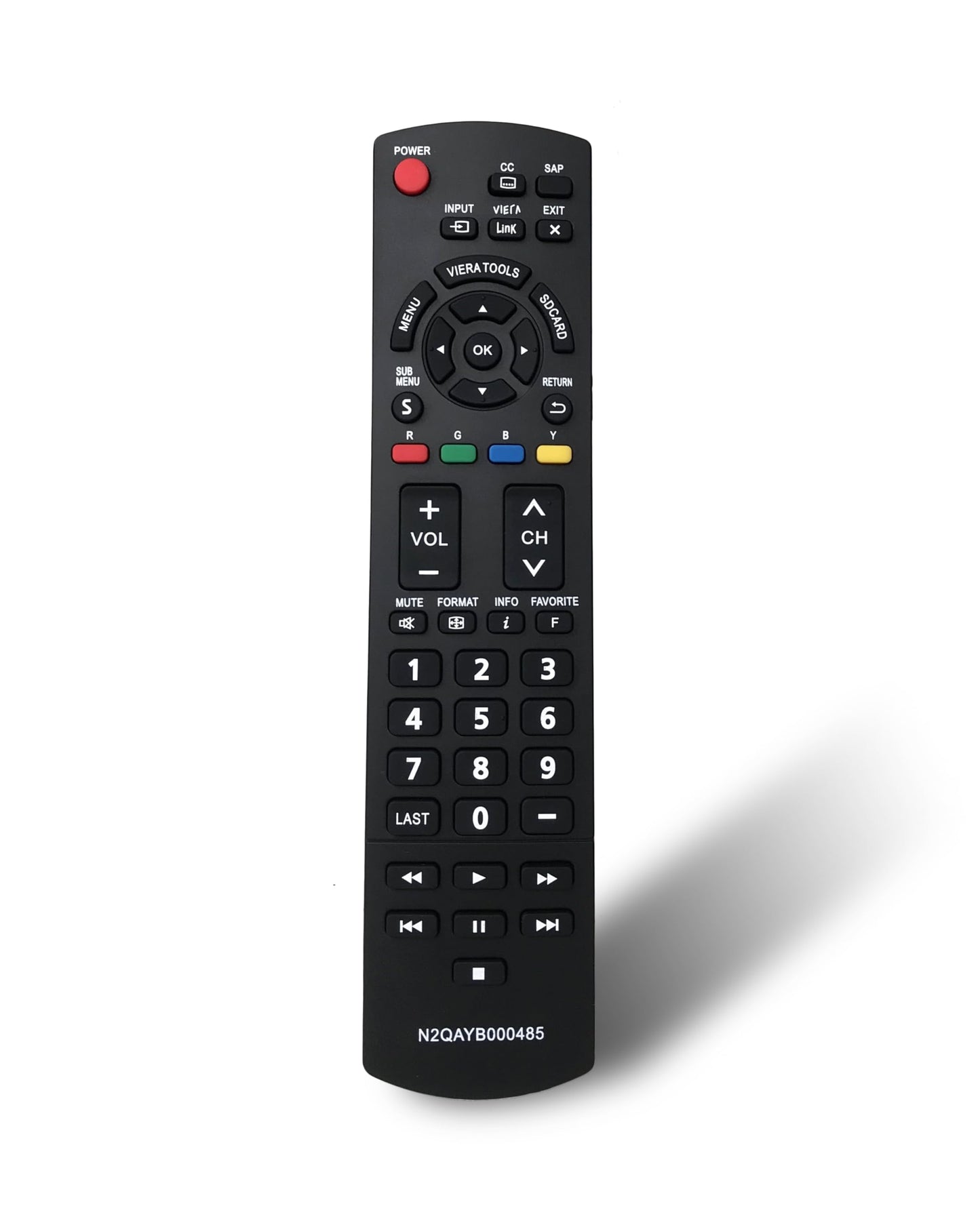 Replacement Universal Remote Control for Panasonic Smart TV TC-32LX44S TC-50PX34 TC-60PS34 TC-L37U3 TC-60AS530U TC-L37U22 TC-42PX24 TC-P50C2 TC-L32C22