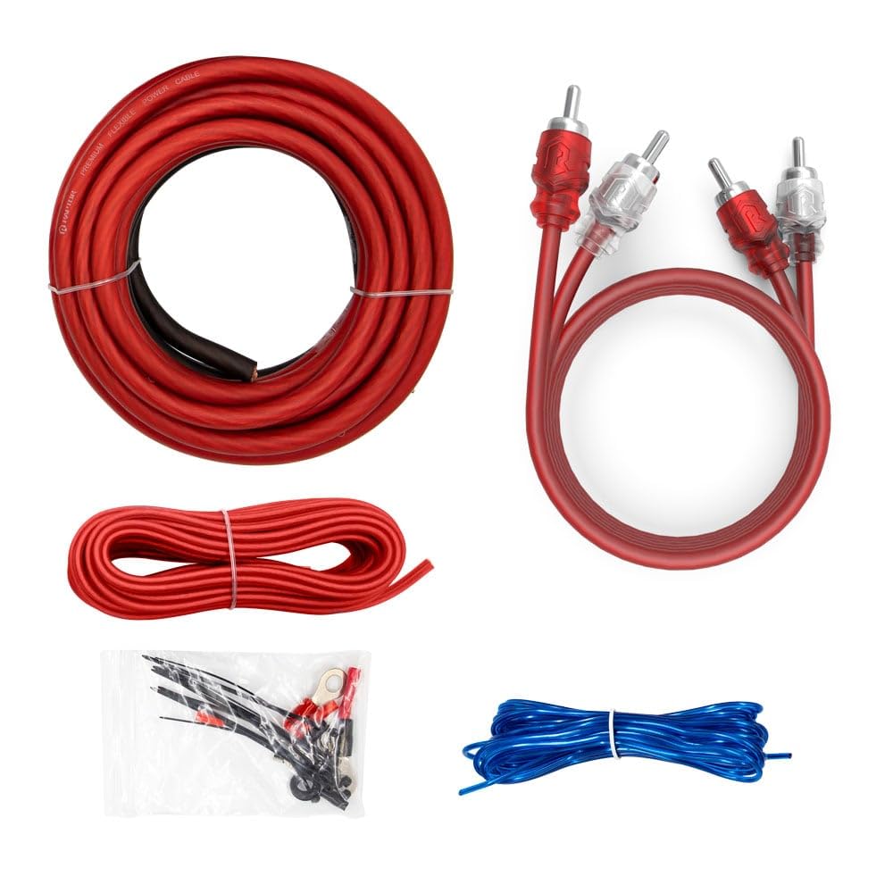 RAPTOR BY METRA ELECTRONICS VICE SERIES 600W 8 AWG AMP KIT WITH RCA CABLE - R3A8