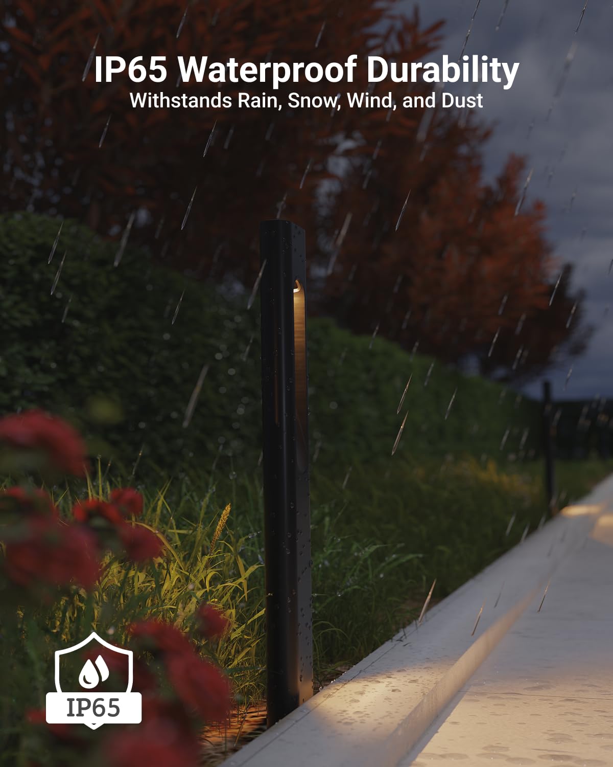 Sunco 12 Pack Gleam Low Voltage Garden Pathway Light, LED Outdoor Lights for Patio Landscape Path Lighting, 4W, 70 LM, 3000K Warm White, IP65 Wet