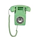 Wall Telephone, Corded Landline Phone for Home, Wall Mounted Retro Telephone, 1960s Old Fashion Antique Phones, Single Line Analog Trimline Phone