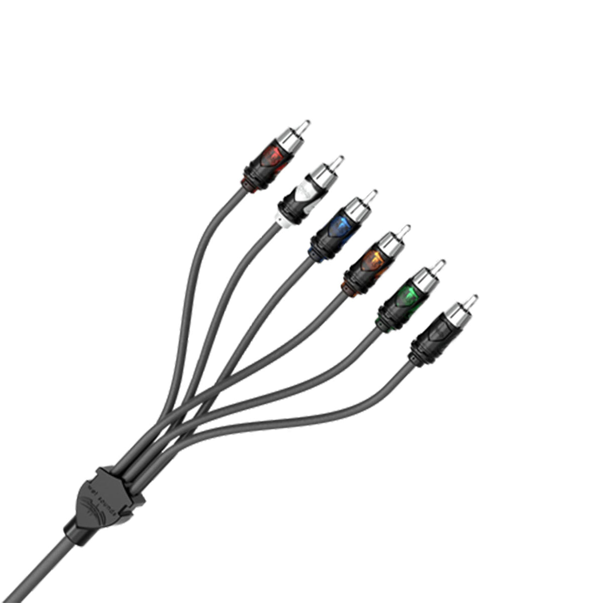 Wet Sounds WW-RCA-6CH-17FT 17 ft. 6-Channel Marine Audio RCA Cable