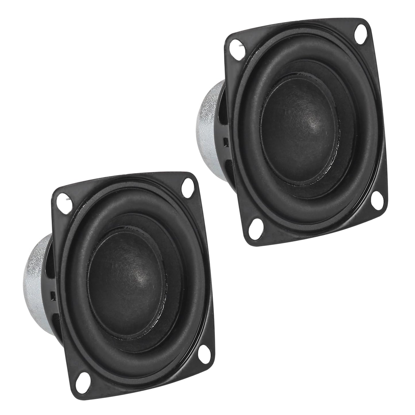 JUZITAO 2PCS 2" 2inch 4Ohm 10W Full Range Audio Speaker Stereo Woofer Loudspeaker 10W 4Ohm Bass Small Speaker with Fixing Holes