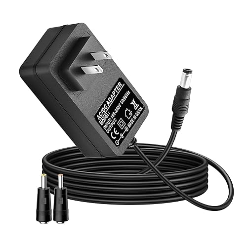 6V 2A Power Supply AC Adapter DC 6Volt Power Adapter Charger DC in 6V Power Cord for 500mA 600mA 700mA 800mA 900mA 1000mA 1500mA 2000mA Equipment…