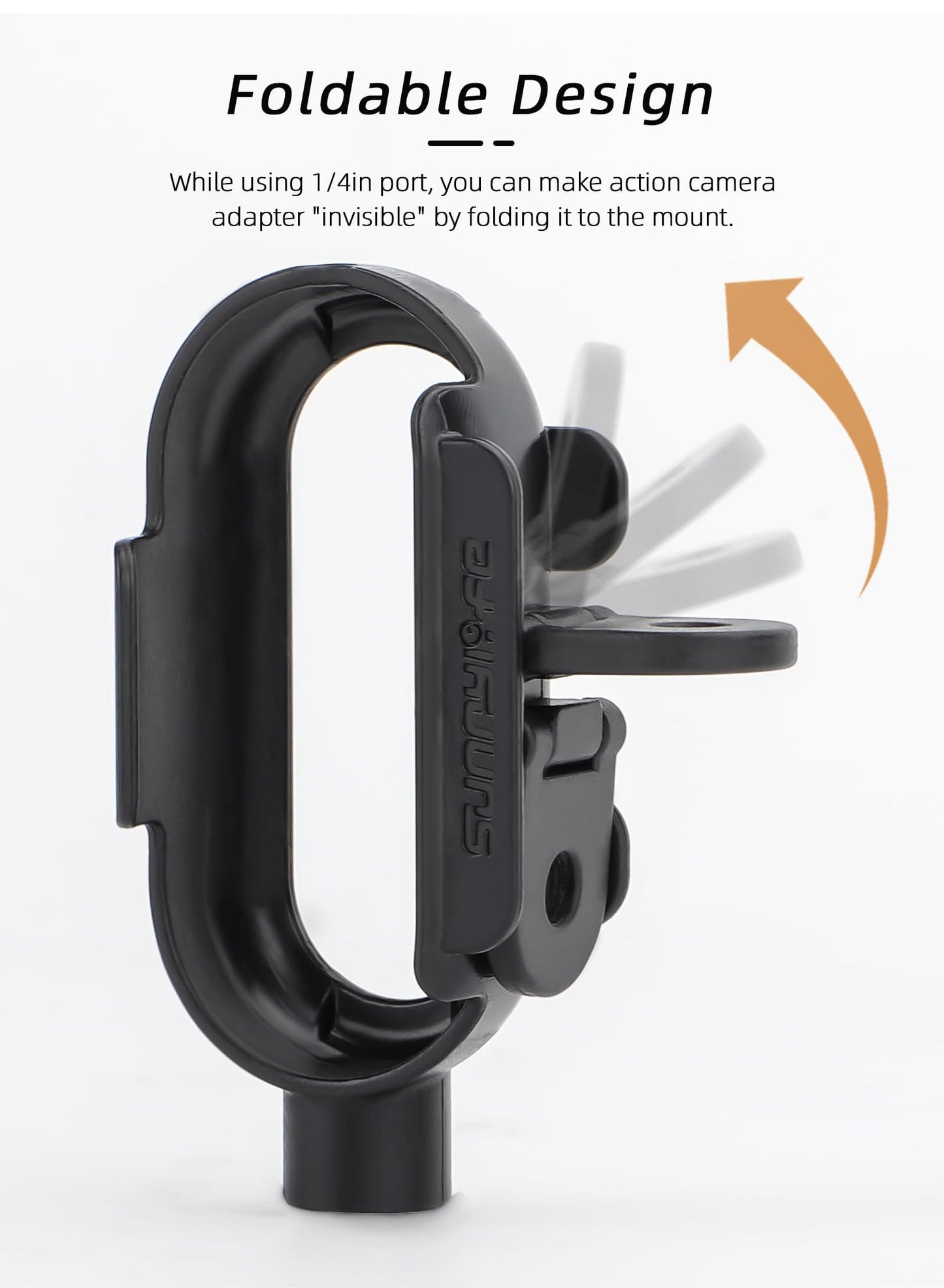 BTG Adapter Mount for Insta360 Go 3 Go 3S Accessories Mount Support Horizontal & Vertical Shooting