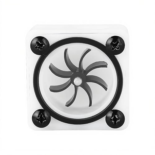 Water Cooling Meter,2Way G1/4 Thread Revolving Speed Water Cooling Meter Indicator for PC Water Cooling System (2 Way)
