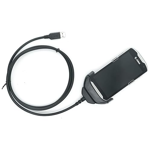 Tc51 Charger,Scanner Charger Cable for Zebra TC51 TC510K TC52 TC56 TC57,5V2A with 6ft Cable Fast Charger,Suitable Use for Baggage Handlers,Postal